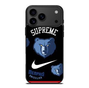 MEMPHIS GRIZZLIES NBA X SUPREME NIKE iPhone 17 Pro Max Case Cover