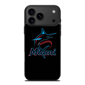 MIAMI MARLINS MLB LOGO iPhone 17 Pro Max Case Cover