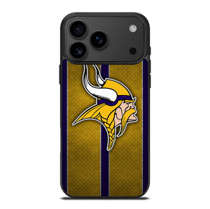 MINNESOTA VIKINGS NFL METAL STRIPE iPhone 17 Pro Max Case Cover