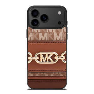 MK MICHAEL KORS LOGO BROWN BAG iPhone 17 Pro Max Case Cover