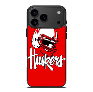 NEBRASKA HUSKERS LOGO UNIVERSITY FOOTBALL ICON iPhone 17 Pro Max Case Cover