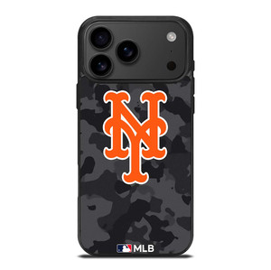 NEW YORK METS BASEBALL BLACK CAMO iPhone 17 Pro Max Case Cover