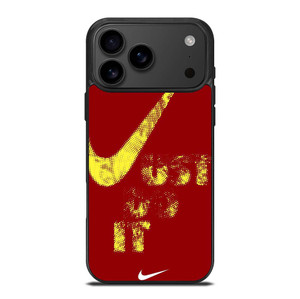 NIKE JUST DO IT RED HALFTONE iPhone 17 Pro Max Case Cover
