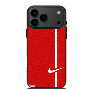 NIKE LOGO RED STRIPE iPhone 17 Pro Max Case Cover