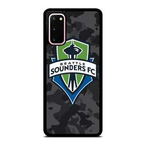 SEATTLE SOUNDERS FC MLS BLACK CAMO Samsung Galaxy S20 Case Cover