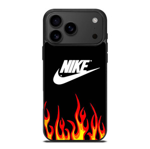 NIKE SWOOSH IN FLAMES iPhone 17 Pro Max Case Cover