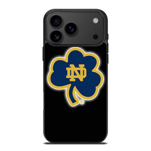 NOTRE DAME FOOTBALL LEAF CLOVER iPhone 17 Pro Max Case Cover