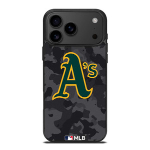 OAKLAND ATHLETICS BASEBALL BLACK CAMO iPhone 17 Pro Max Case Cover