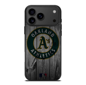 OAKLAND ATHLETICS BASEBALL MLB WOOD LOGO iPhone 17 Pro Max Case Cover