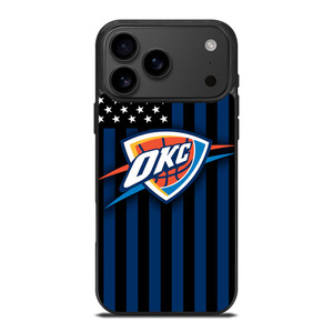 OKLAHOMA CITY THUNDERS NBA USA FLAG iPhone 17 Pro Max Case Cover