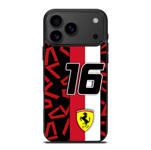SCUDERIA FERRARI CHARLES LECLERC F1 FORMULA ONE iPhone 17 Pro Max Case Cover