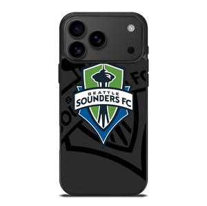 SEATTLE SOUNDERS FC MLS BLACK iPhone 17 Pro Max Case Cover