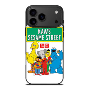 SESAME STREET MUPPETS X KAWS UNIQLO iPhone 17 Pro Max Case Cover