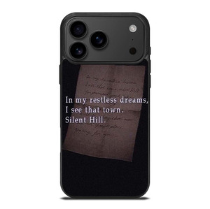 SILENT HILL GAMES LETTER iPhone 17 Pro Max Case Cover