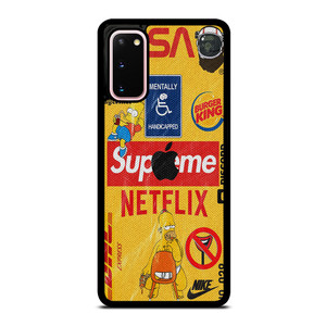 SUPREME NETFLIX COLLAGE Samsung Galaxy S20 Case Cover SUPREME NETFLIX COLLAGE Samsung Galaxy S20 Case Cover