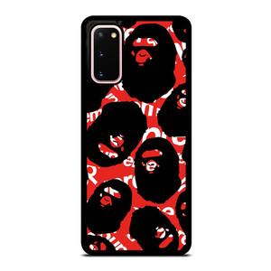 SUPREME X BAPE A BATHING APE Samsung Galaxy S20 Case Cover SUPREME X BAPE A BATHING APE Samsung Galaxy S20 Case Cover
