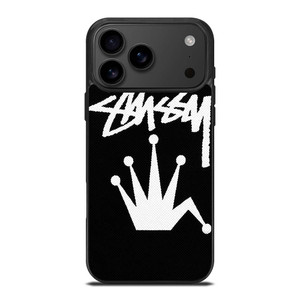 STUSSY PARIS BENT CROWN iPhone 17 Pro Max Case Cover