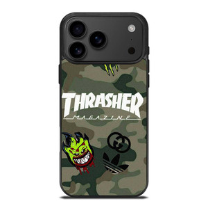 THRASHER SKATEBOARD CAMO COLLAGE iPhone 17 Pro Max Case Cover