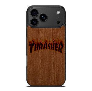 THRASHER SKATEBOARD WOODEN LOGO iPhone 17 Pro Max Case Cover