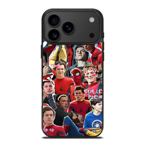 TOM HOLLAND SPIDERMAN COLLAGE iPhone 17 Pro Max Case Cover
