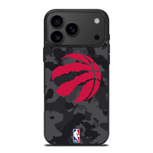 TORONTO RAPTORS BLACK CAMO iPhone 17 Pro Max Case Cover
