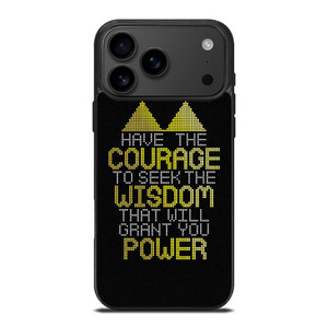 TRIFORCE ZELDA QUOTES iPhone 17 Pro Max Case Cover