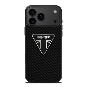 TRIUMPH MOTORCYCLES CARBON FIBER iPhone 17 Pro Max Case Cover