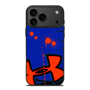 UNDER ARMOUR ORANGE BLUE LOGO iPhone 17 Pro Max Case Cover