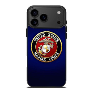 UNITED STATES US MARINE CORPS LOGO BLUE iPhone 17 Pro Max Case Cover