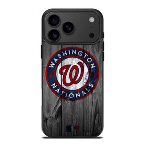 WASHINGTON NATIONALS BASEBALL MLB WOOD LOGO iPhone 17 Pro Max Case Cover