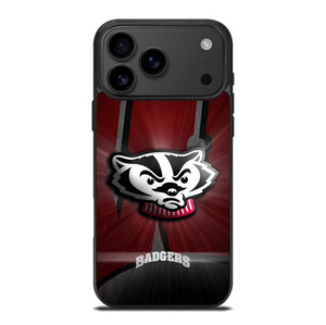 WISCONSIN BADGERS FOOTBALL LOGO iPhone 17 Pro Max Case Cover