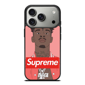21 SAVAGE PINK SUPREME iPhone 17 Pro Case Cover