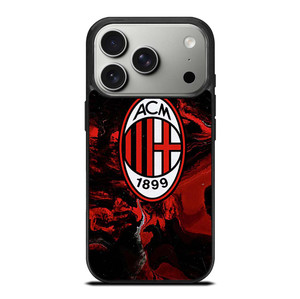 AC MILAN MARBLE LOGO iPhone 17 Pro Case Cover