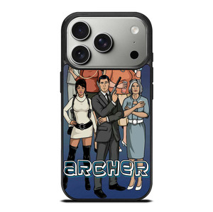 ARCHER CARTOON ALL CAST iPhone 17 Pro Case Cover
