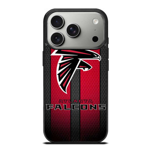 ATLANTA FALCONS METAL LOGO NFL iPhone 17 Pro Case Cover