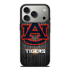 AUBURN TIGERS WOODEN LOGO iPhone 17 Pro Case Cover