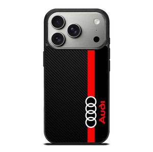AUDI RED STRIPE LOGO iPhone 17 Pro Case Cover