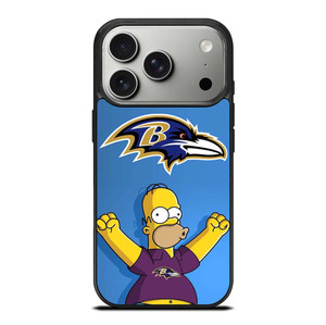 BALTIMORE RAVENS THE SIMPSON iPhone 17 Pro Case Cover