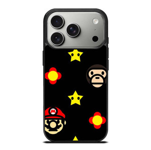 BATHING APE BAPE MARIO BROS iPhone 17 Pro Case Cover