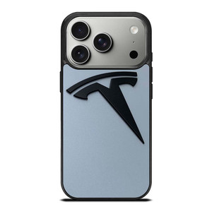 BLACK TESLA CAR LOGO iPhone 17 Pro Case Cover