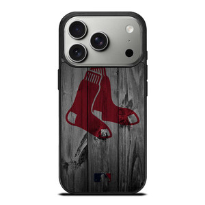 BOSTON RED SOX BASEBALL MLB WOOD LOGO iPhone 17 Pro Case Cover