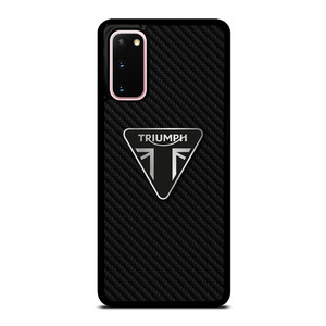 TRIUMPH MOTORCYCLES CARBON FIBER Samsung Galaxy S20 Case Cover TRIUMPH MOTORCYCLES CARBON FIBER Samsung Galaxy S20 Case Cover