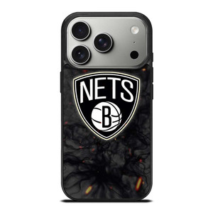 BROOKLYN NETS BASKETBALL NBA FIRE iPhone 17 Pro Case Cover