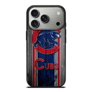 CHICAGO CUBS WOODEN LOGO iPhone 17 Pro Case Cover