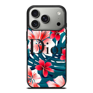 CHRISTIAN DIOR HIBISCUS FLOWER iPhone 17 Pro Case Cover
