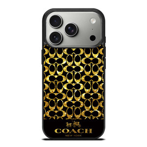 COACH NEW YORK GOLD iPhone 17 Pro Case Cover