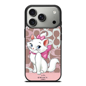 COACH NEW YORK LOGO MARIE ARISTOCAT DISNEY iPhone 17 Pro Case Cover