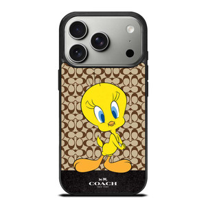 COACH NEW YORK LOGO TWEETY BIRD iPhone 17 Pro Case Cover