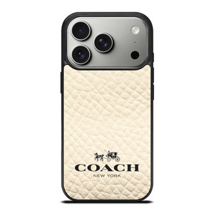 COACH NEW YORK WHITE iPhone 17 Pro Case Cover