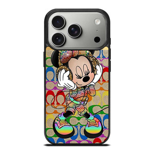 COACH RAINBOW MICKEY iPhone 17 Pro Case Cover
